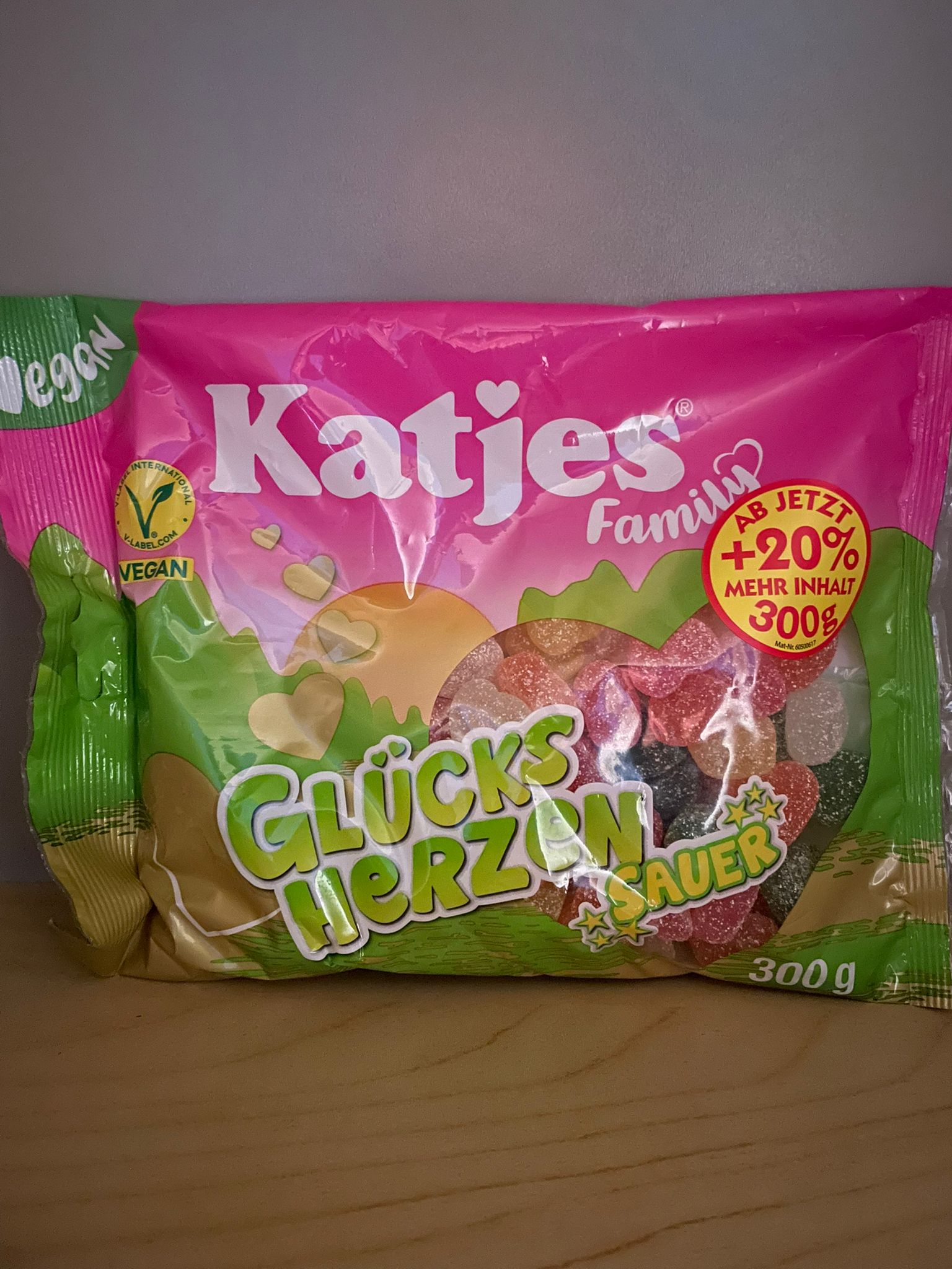 Katjes Family Glücksherzen sauer (300g)