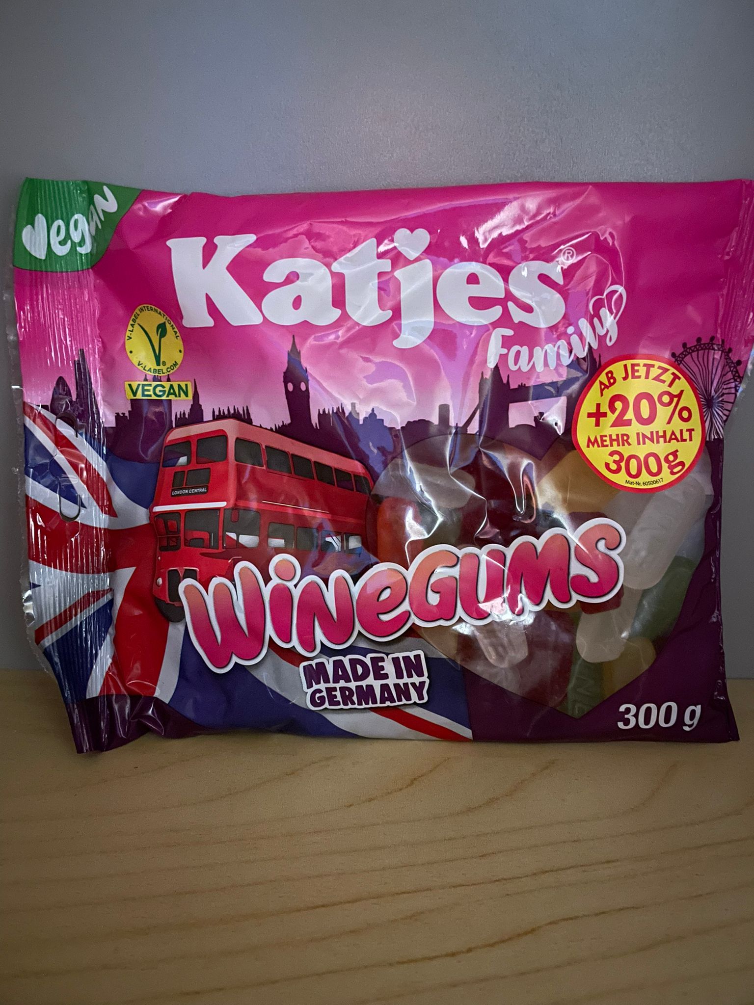 Katjes Fruchtgummis Family Winegums, (300g)