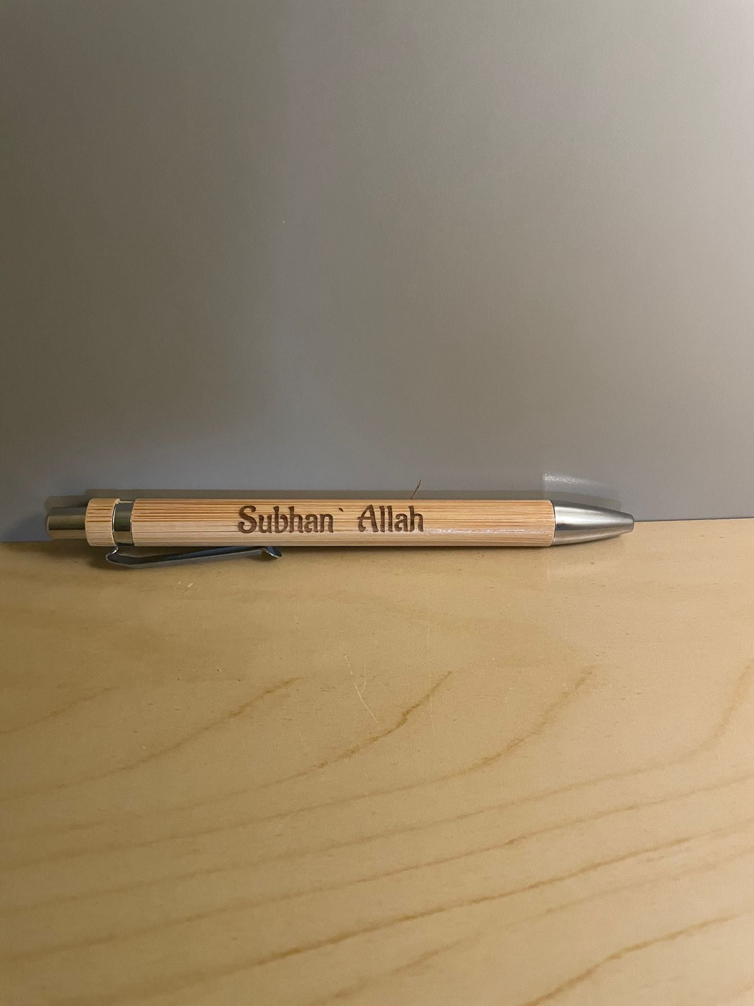 Kugelschreiber mit Subhan´Allah-Gravur
